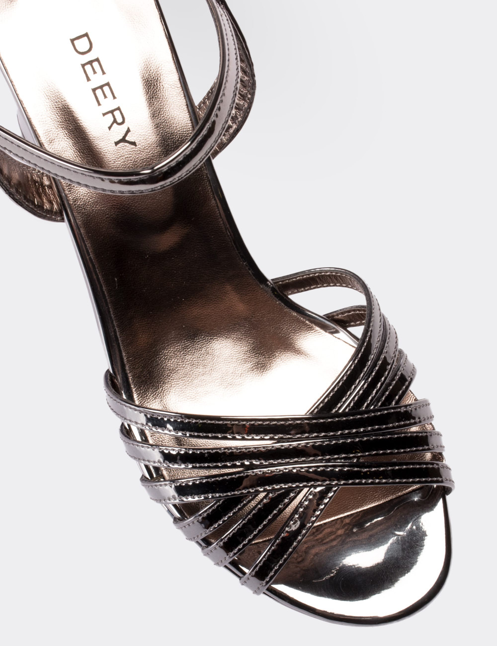 Platin Abiye Topuklu Kadın Ayakkabı - C0100ZPLTM01