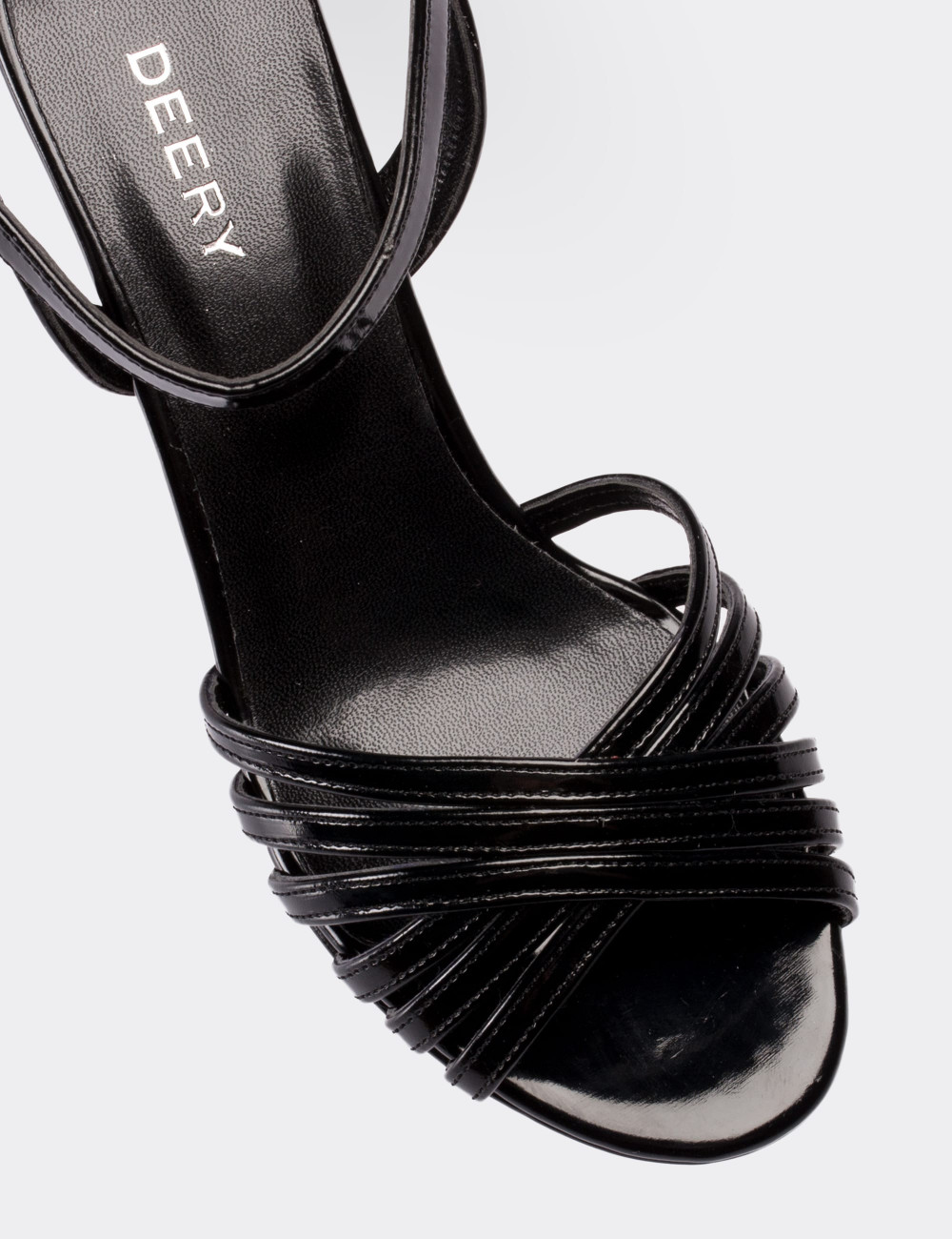 Siyah Abiye Topuklu Kadın Ayakkabı - C0100ZSYHM01
