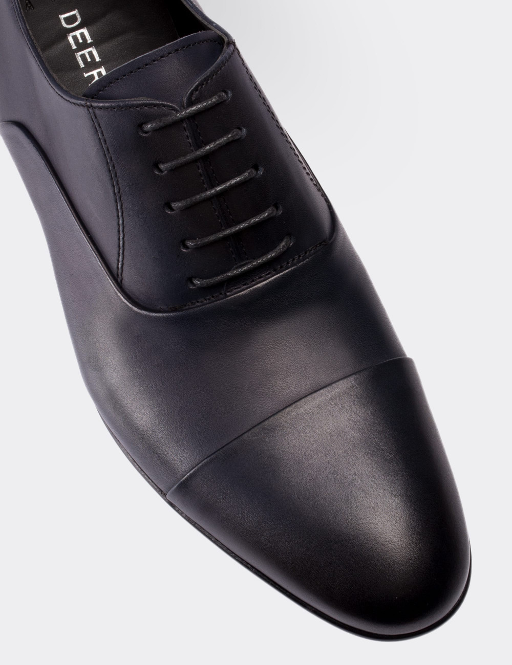Hakiki Deri Lacivert Klasik Erkek Ayakkabı - 01590MLCVC01