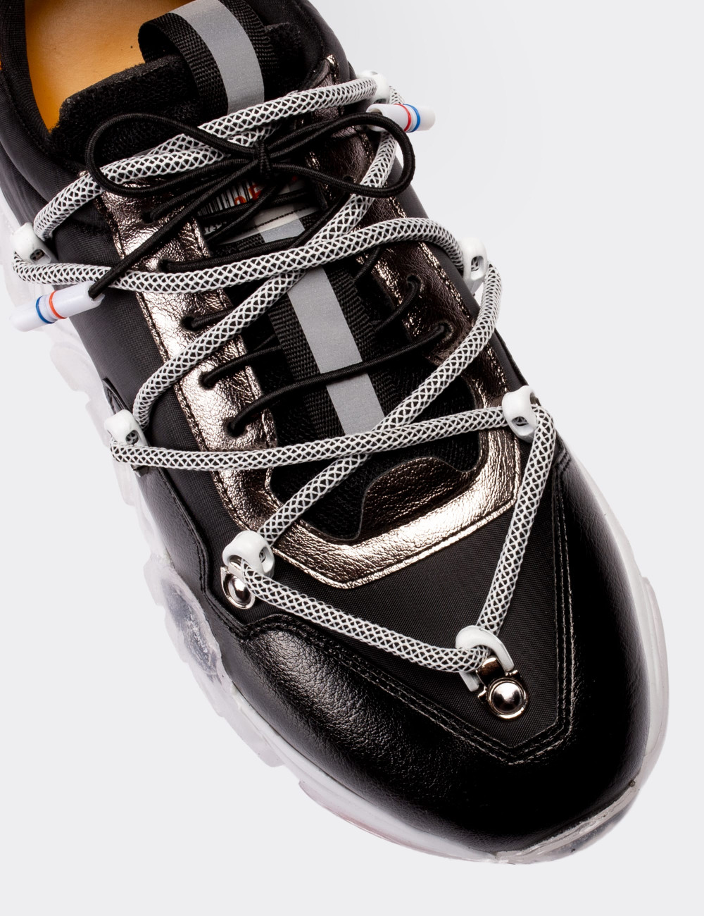 Siyah Sneaker Kadın Ayakkabı - T0912ZSYHT01