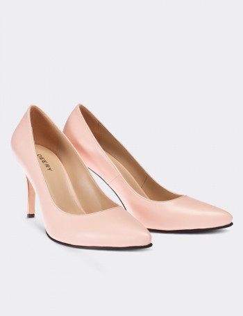 Pudra Rengi Kadın Stiletto - 02029ZPDRM02