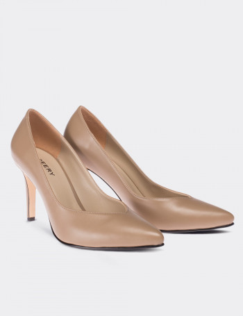 Vizon Rengi Kadın Stiletto - 02048ZVZNM01