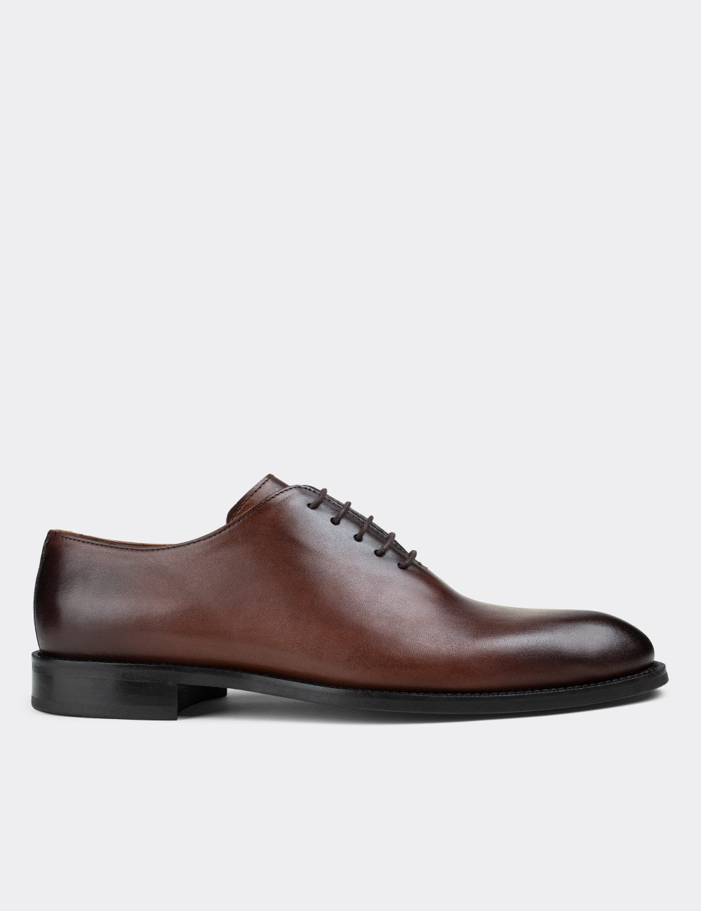 Hakiki Deri Kahverengi Klasik Erkek Ayakkabı - 01830MKHVN02