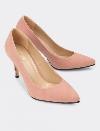 Pudra Rengi Kadın Stiletto - 02029ZPDRM01