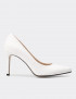 Deery Beyaz Deery Stiletto Kadın
