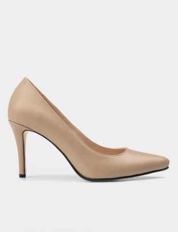 Vizon Rengi Kadın Stiletto - 02029ZVZNM02