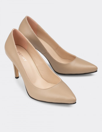 Vizon Rengi Kadın Stiletto - 02029ZVZNM02