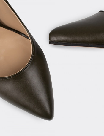 Yeşil Kadın Stiletto - 02029ZYSLM01