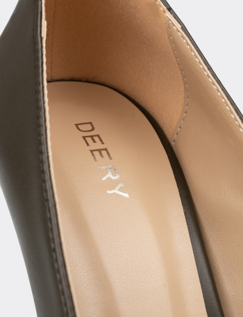 Yeşil Kadın Stiletto - 02029ZYSLM01