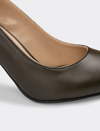 Yeşil Kadın Stiletto - 02029ZYSLM01