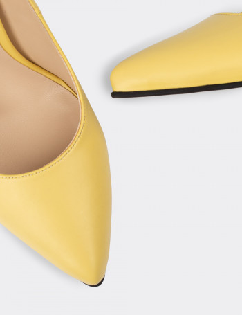 Sarı Kadın Stiletto - 02029ZSRIM02