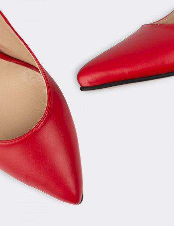 Kırmızı Kadın Stiletto - 02029ZKRMM01