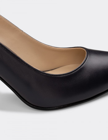 Lacivert Kadın Stiletto - 02029ZLCVM01