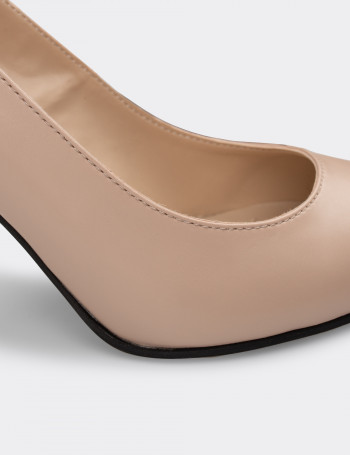 Bej Rengi Kadın Stiletto - 02029ZBEJM02