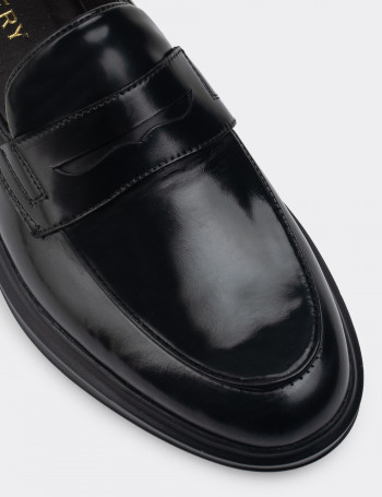 Hakiki Deri Siyah Comfort Erkek Loafer