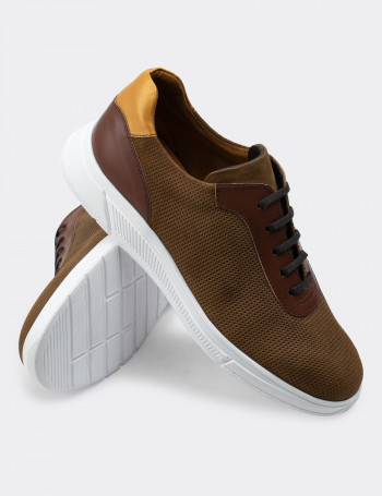 Taba Rengi Sneaker Erkek Ayakkabı - 01879MTBAC01