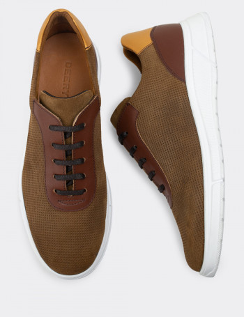 Taba Rengi Sneaker Erkek Ayakkabı - 01879MTBAC01