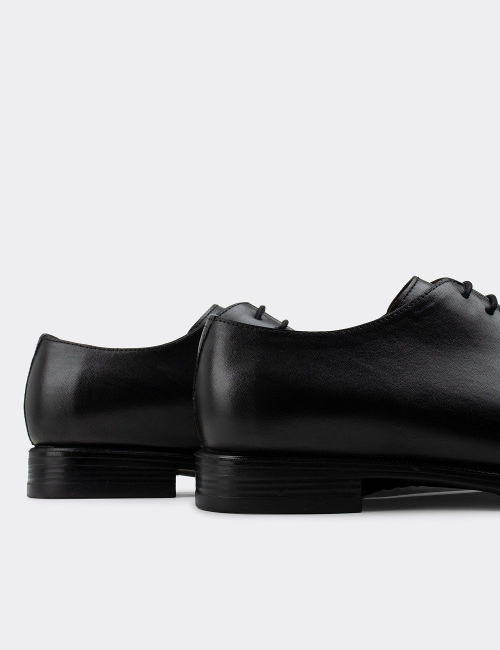 Hakiki Deri Siyah Klasik Erkek Ayakkabı - 01830MSYHC02