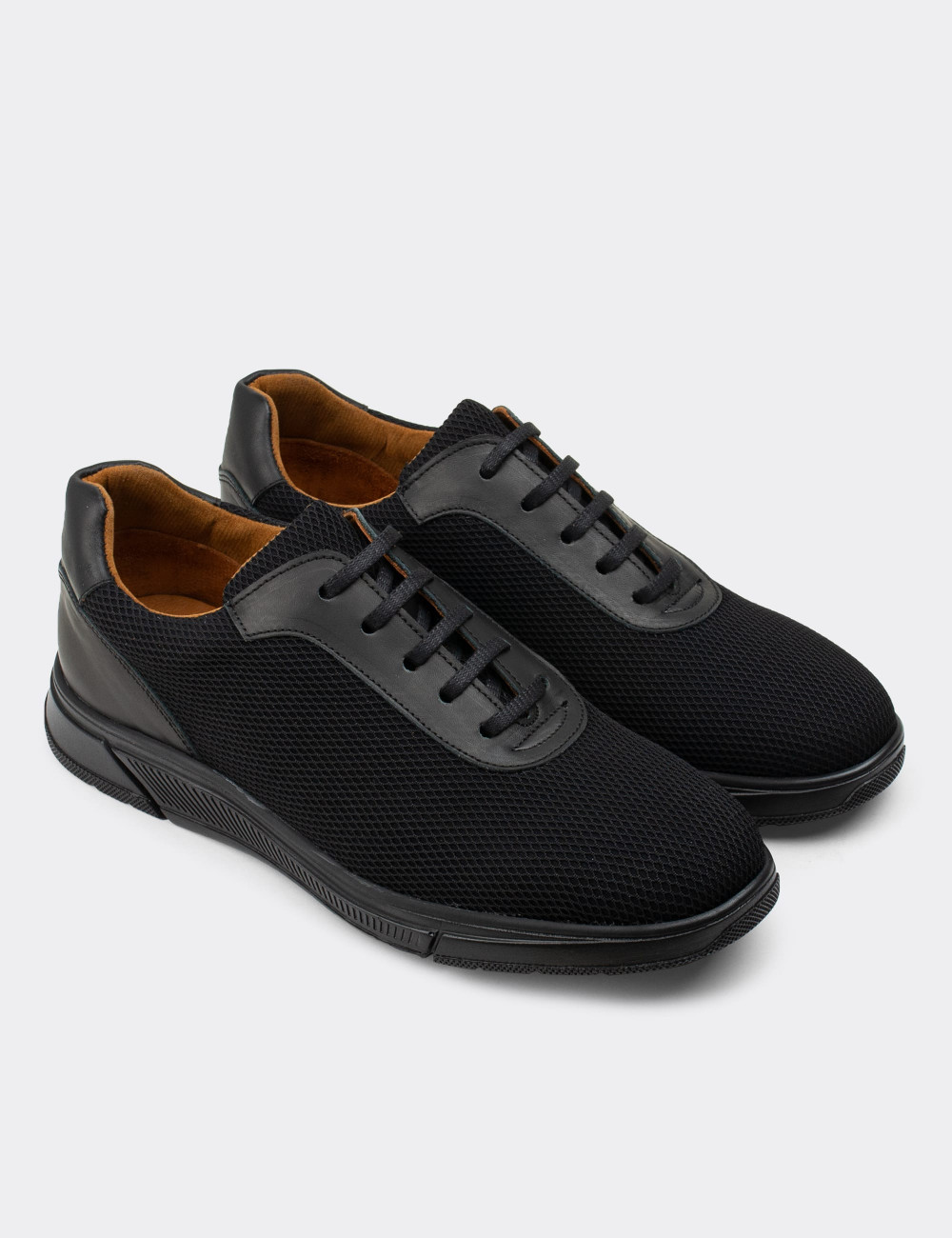 Siyah Sneaker Erkek Ayakkabı - 01879MSYHC01
