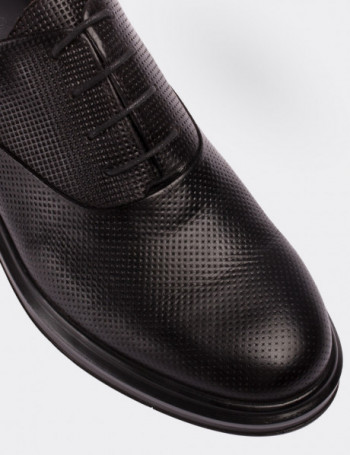 Hakiki Deri Siyah Comfort Erkek Ayakkabı - 01652MSYHP04