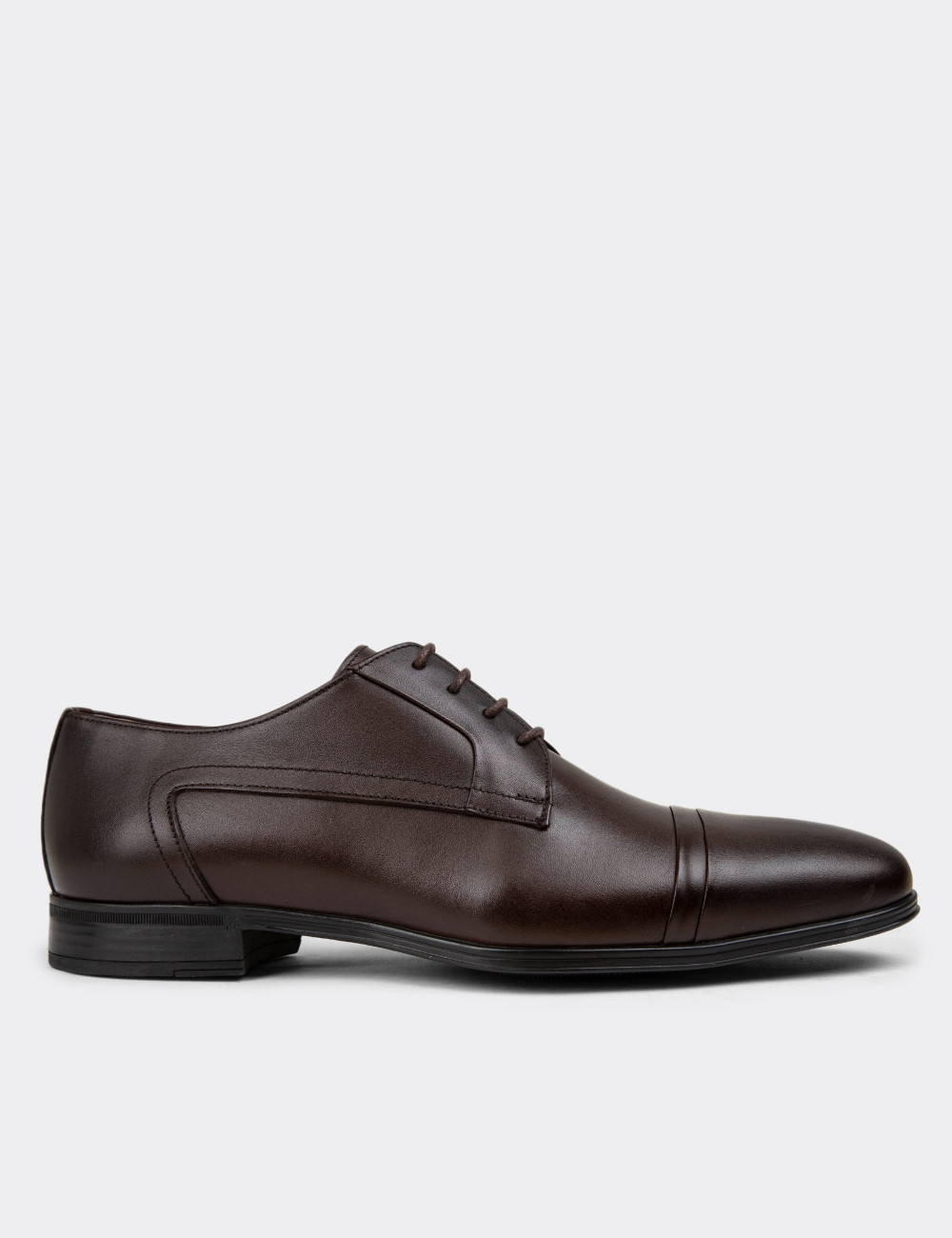 Hakiki Deri Kahverengi Klasik Erkek Ayakkabı - 01943MKHVC01