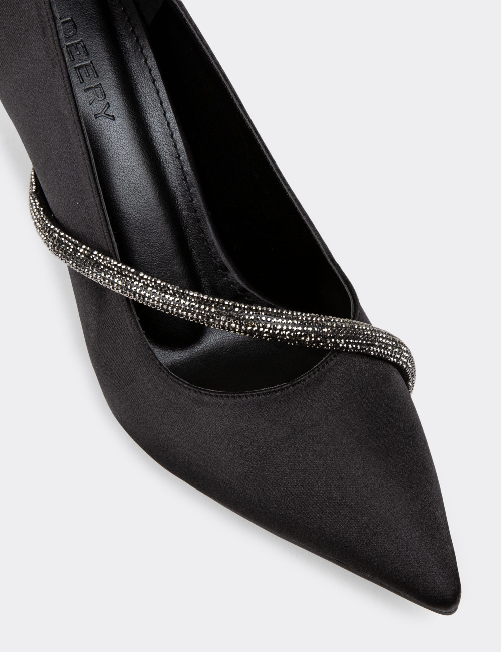 Siyah Abiye Topuklu Kadın Ayakkabı - CNT25ZSYHM01