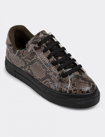 Vizon Rengi Sneaker Kadın Ayakkabı - Z1681ZVZNC21