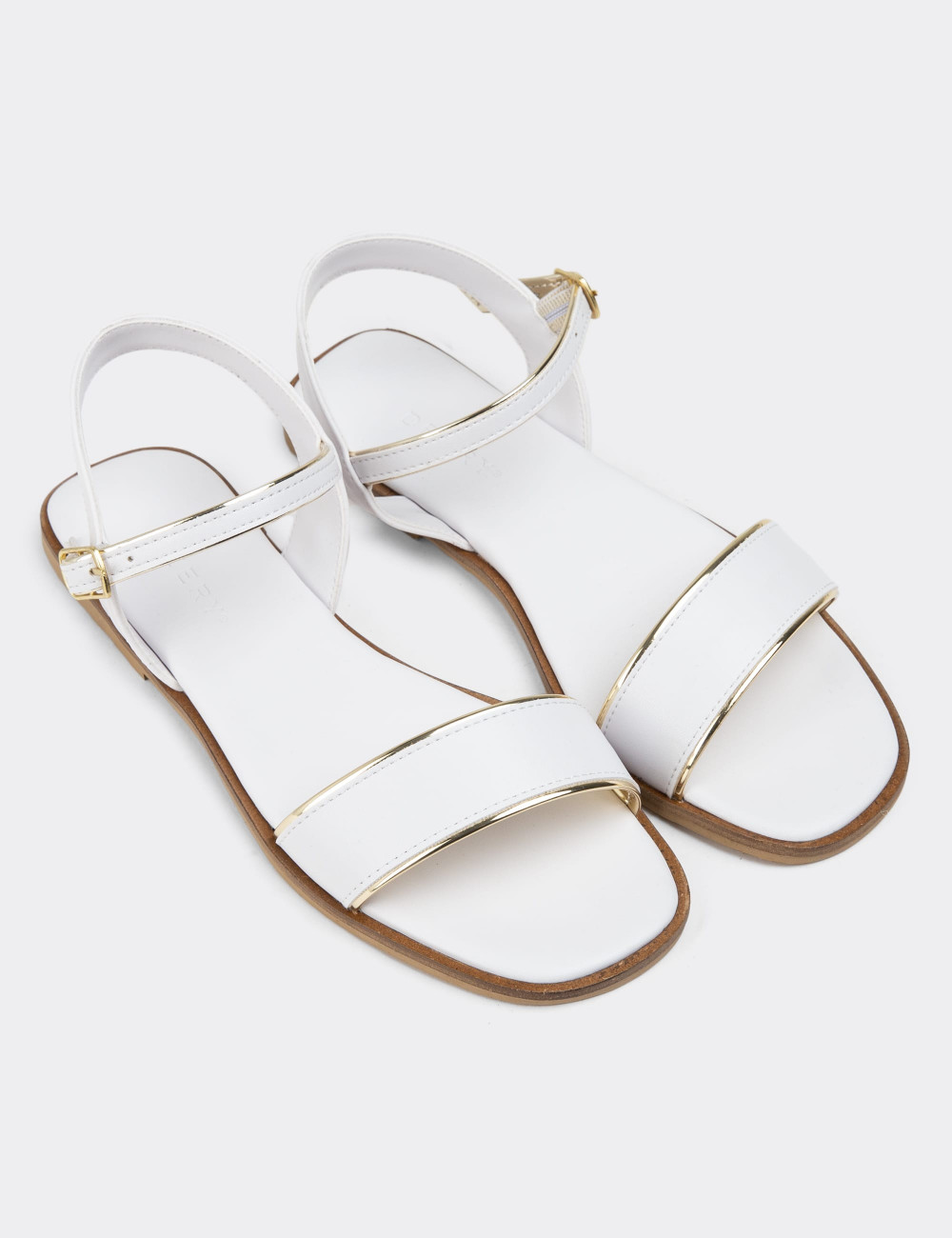 Beyaz Kadın Sandalet - RD002ZBYZC01