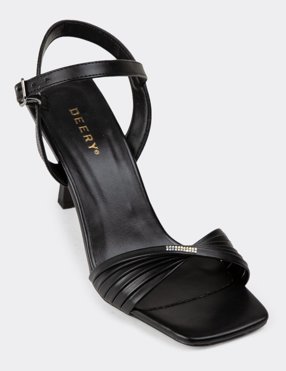 Siyah Topuklu Kadın Ayakkabı - K2085ZSYHM01