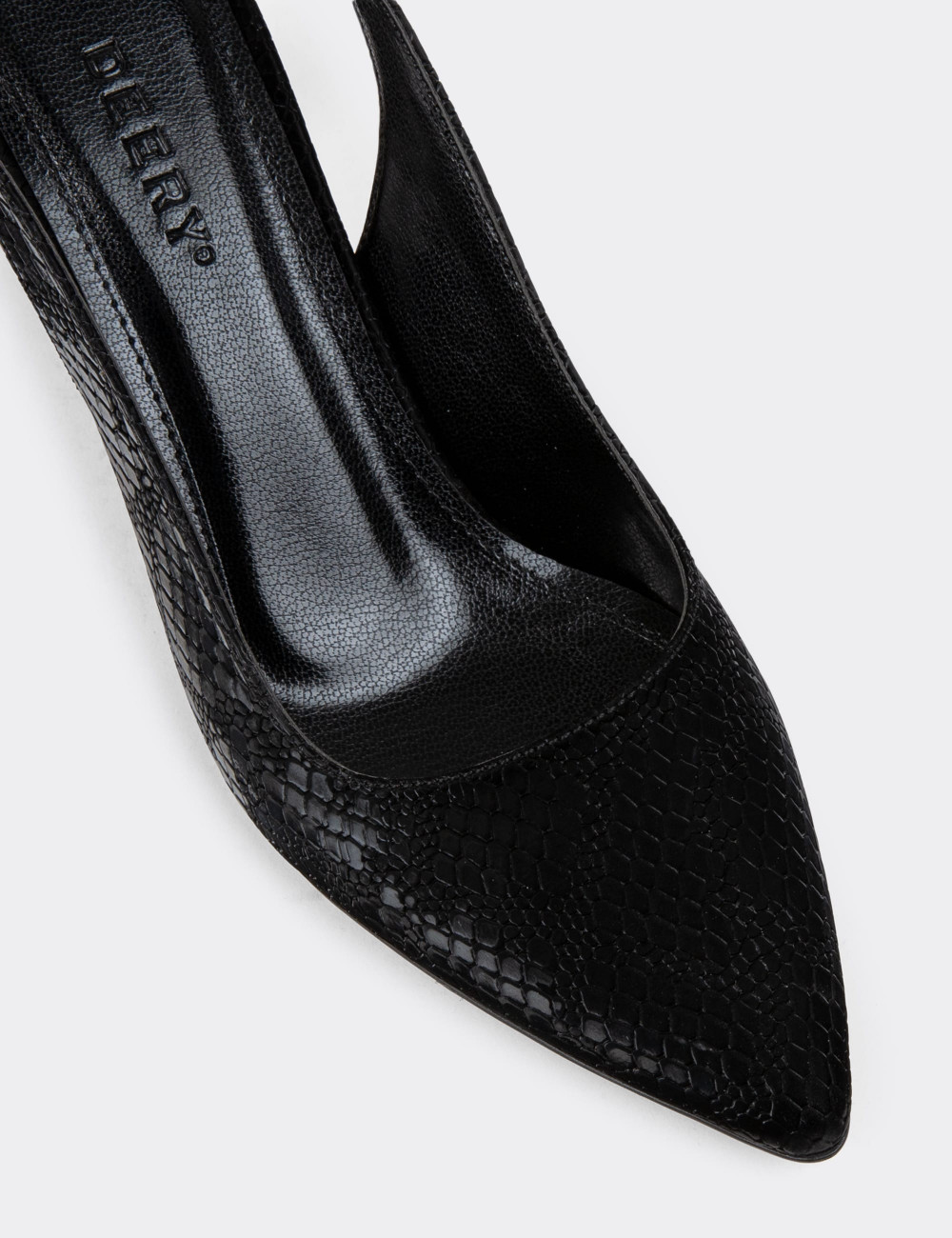 Siyah Topuklu Kadın Ayakkabı - K0903ZSYHM01