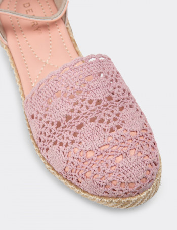 Pudra Rengi Espadril Kadın Ayakkabı - 38651ZPDRC01