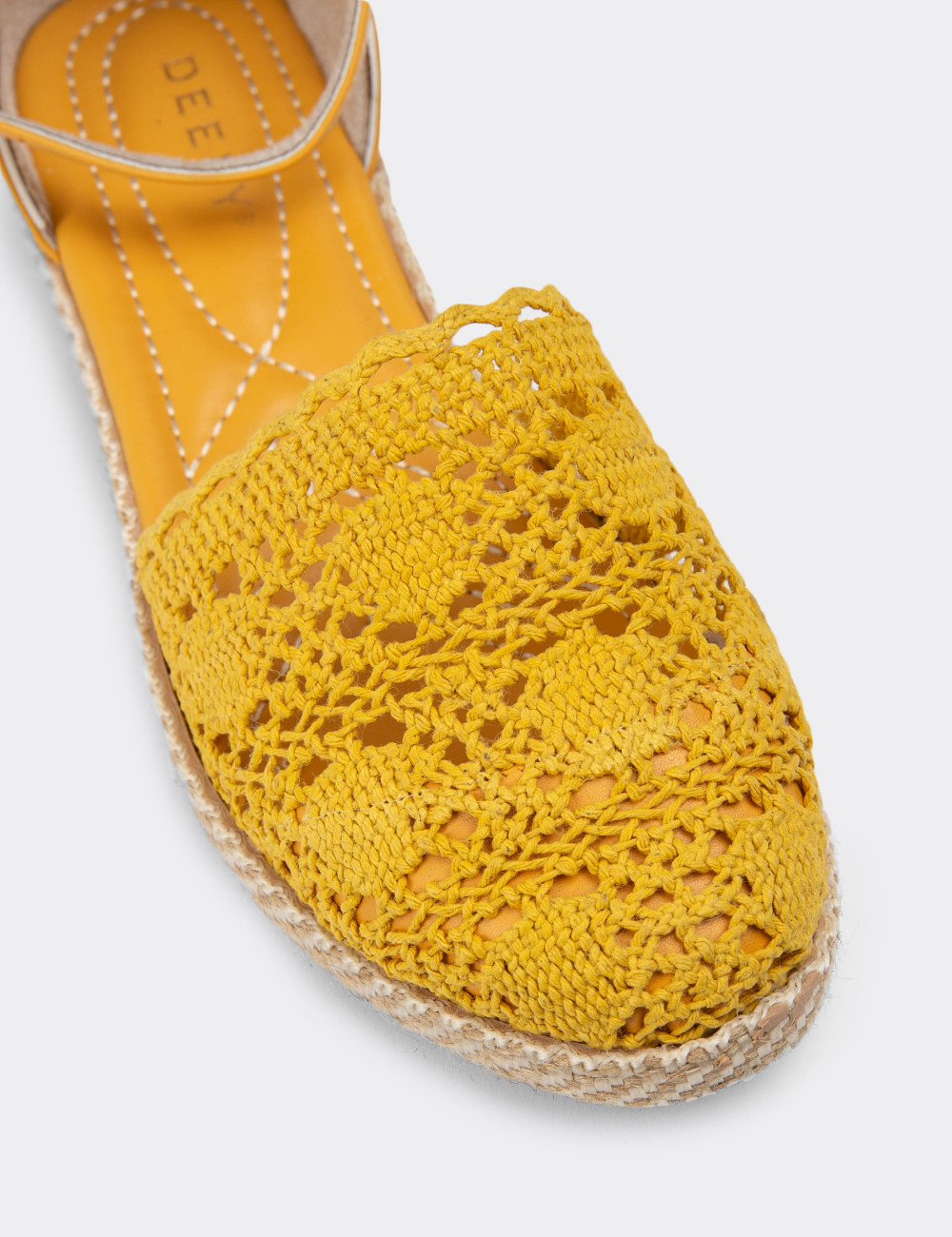 Sarı Espadril Kadın Ayakkabı - 38651ZSRIC01
