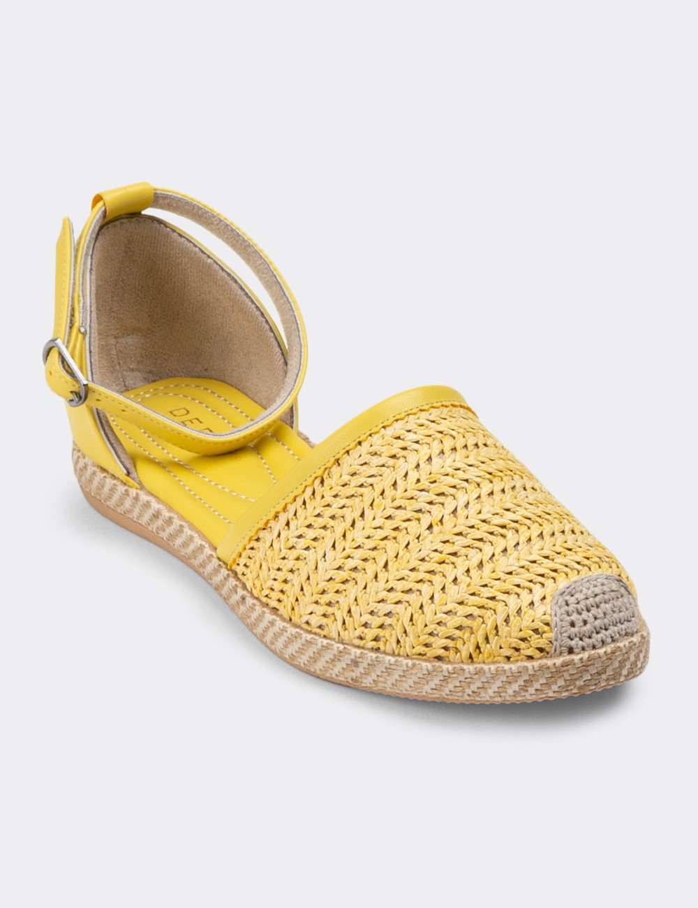 Sarı Espadril Kadın Ayakkabı - 38652ZSRIC01