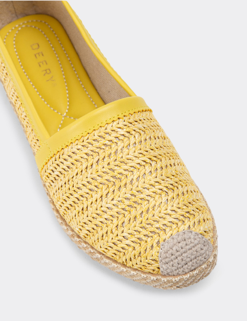 Sarı Espadril Kadın Ayakkabı - 38654ZSRIC01