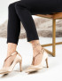 Deery Stiletto Deery Stiletto Bej Kadın Topuklu Ayakkabı