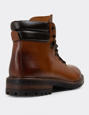 Hakiki Deri Taba Rengi Erkek Bot - 01923MTBAC01