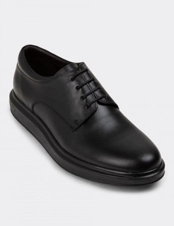 Hakiki Deri Siyah Comfort Günlük Erkek Ayakkabı