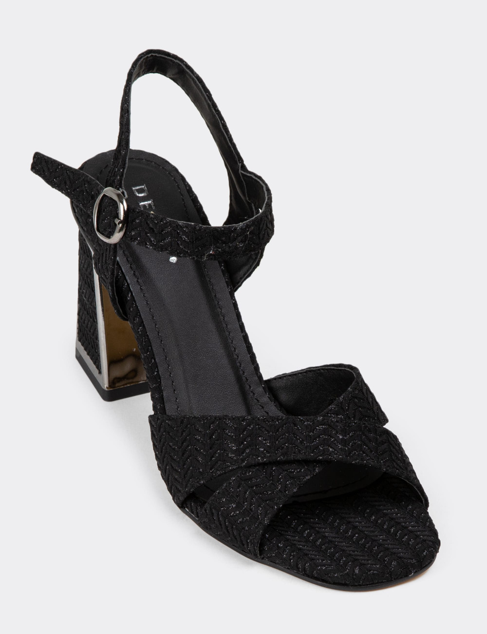 Siyah Topuklu Kadın Ayakkabı - K4000ZSYHM01