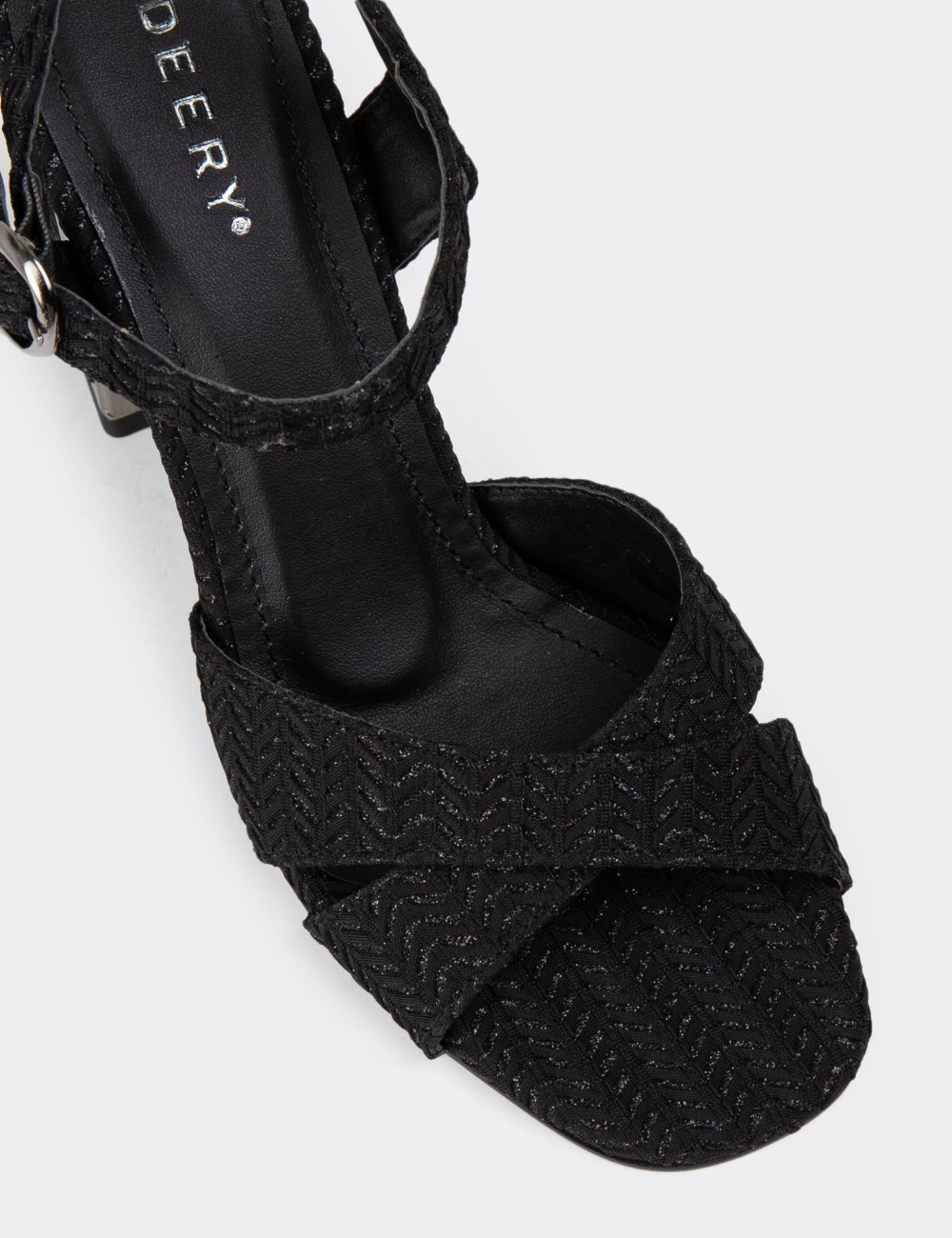 Siyah Topuklu Kadın Ayakkabı - K4000ZSYHM01