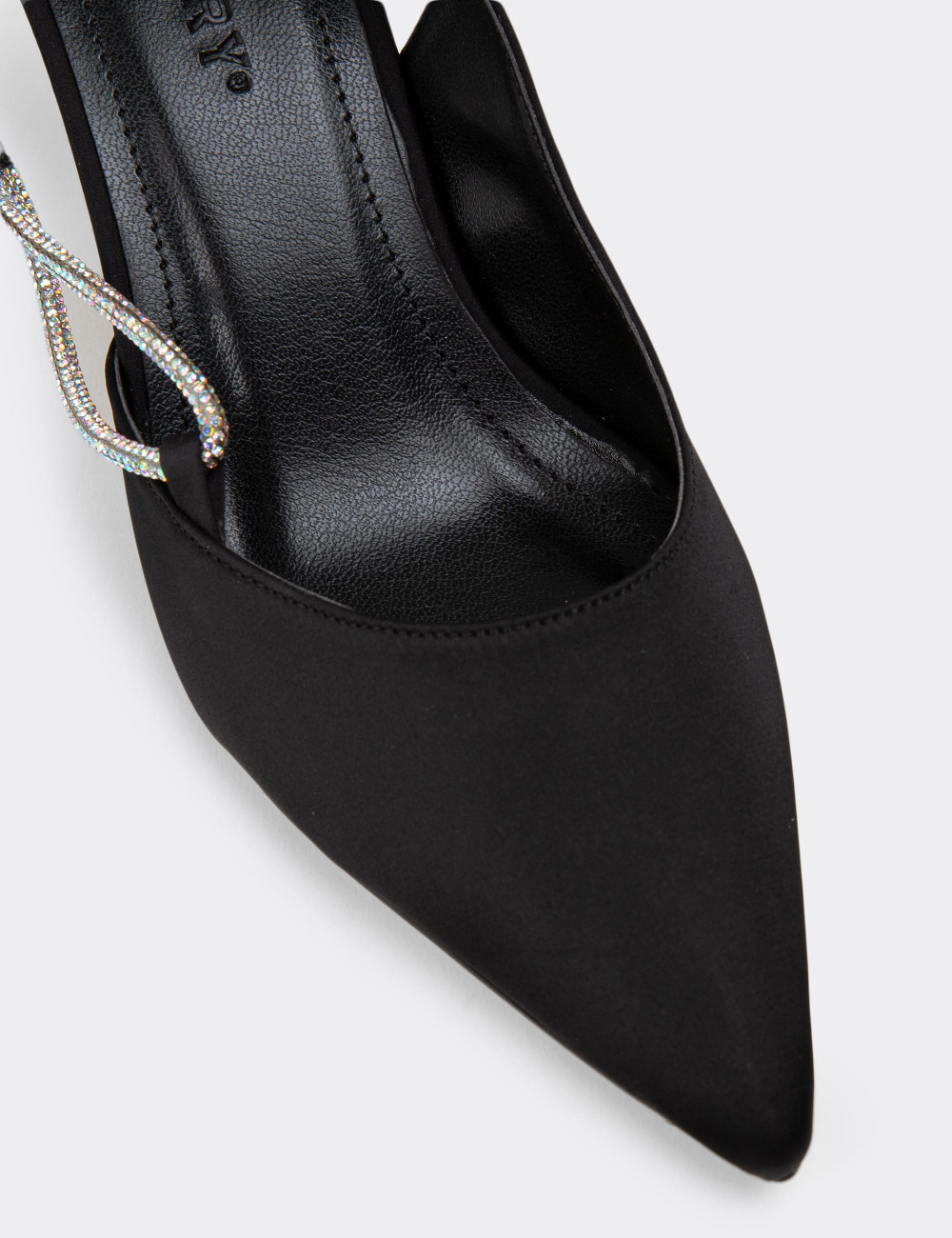 Siyah Topuklu Kadın Ayakkabı - K0609ZSYHM01