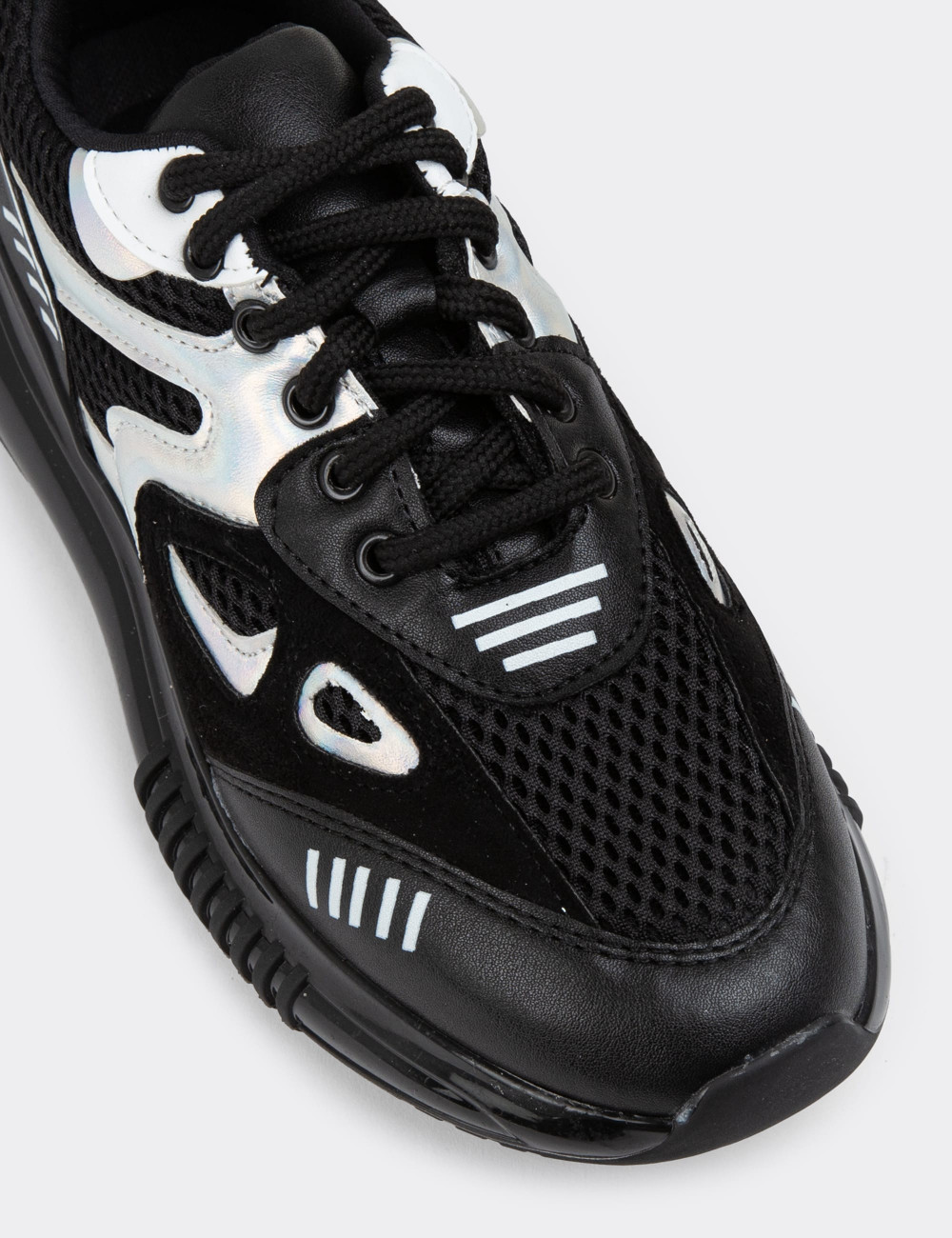Siyah Sneaker Kadın Ayakkabı - K1060ZSYHP01