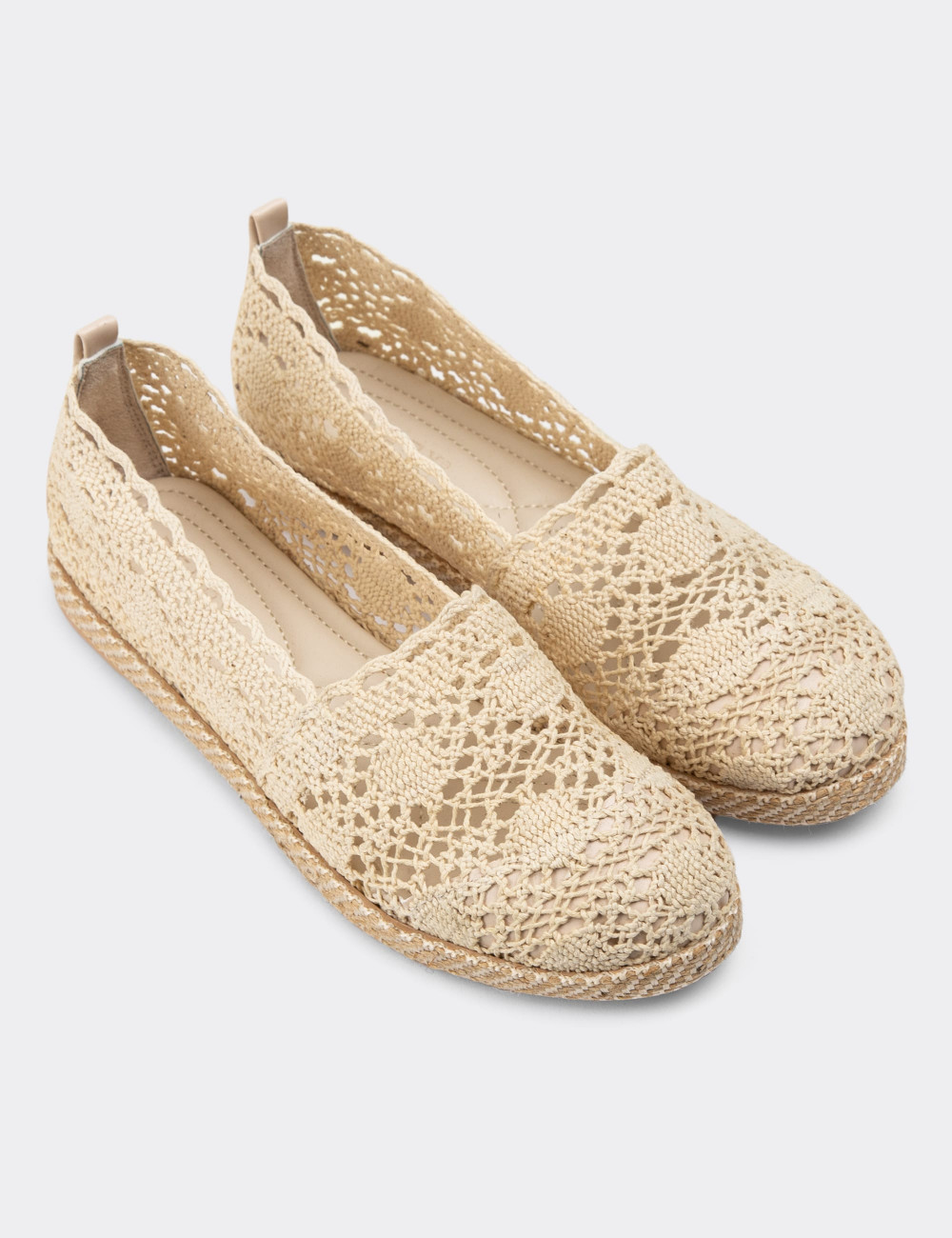 Bej Espadril Kadın Ayakkabı - 38650ZBEJC01