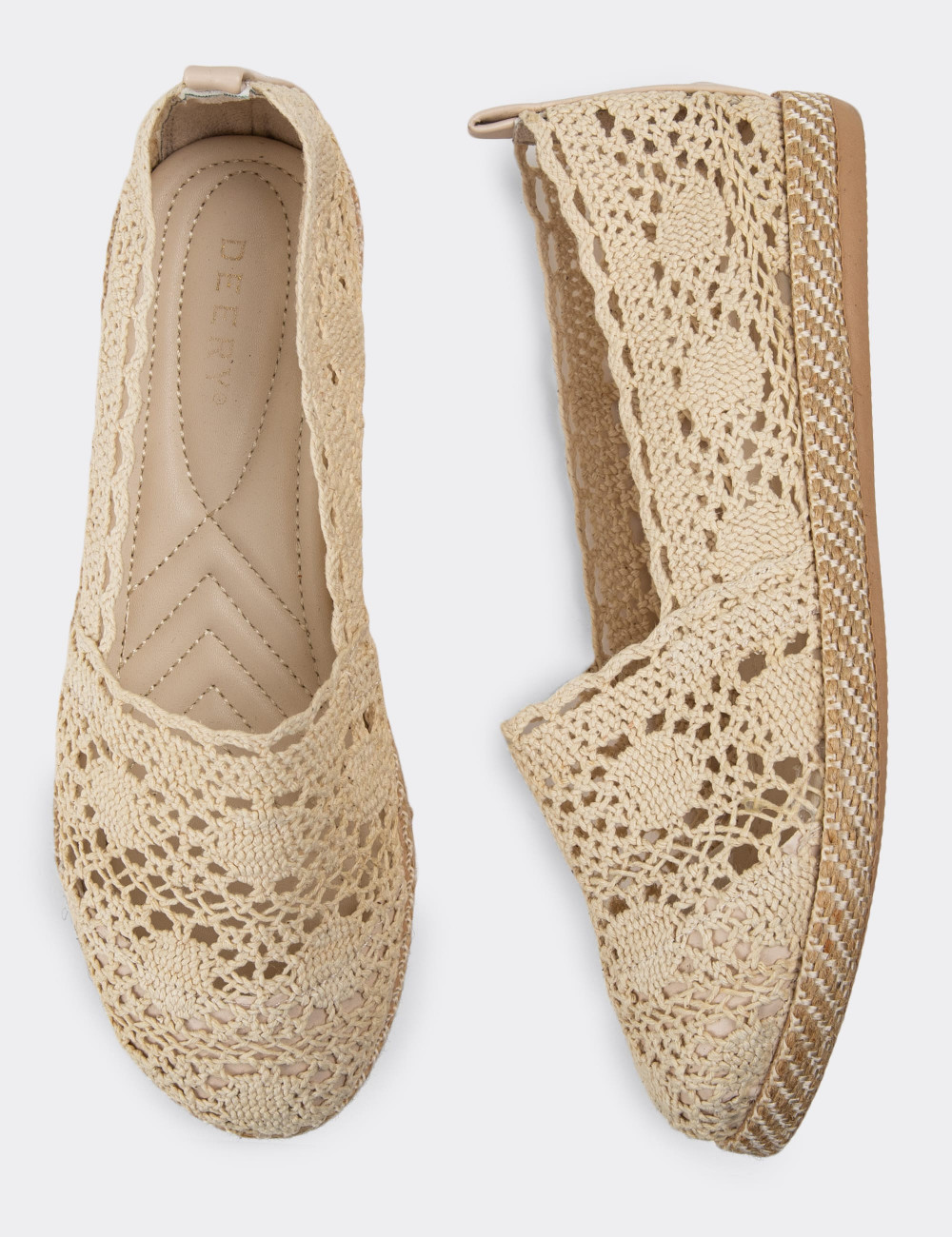 Bej Espadril Kadın Ayakkabı - 38650ZBEJC01