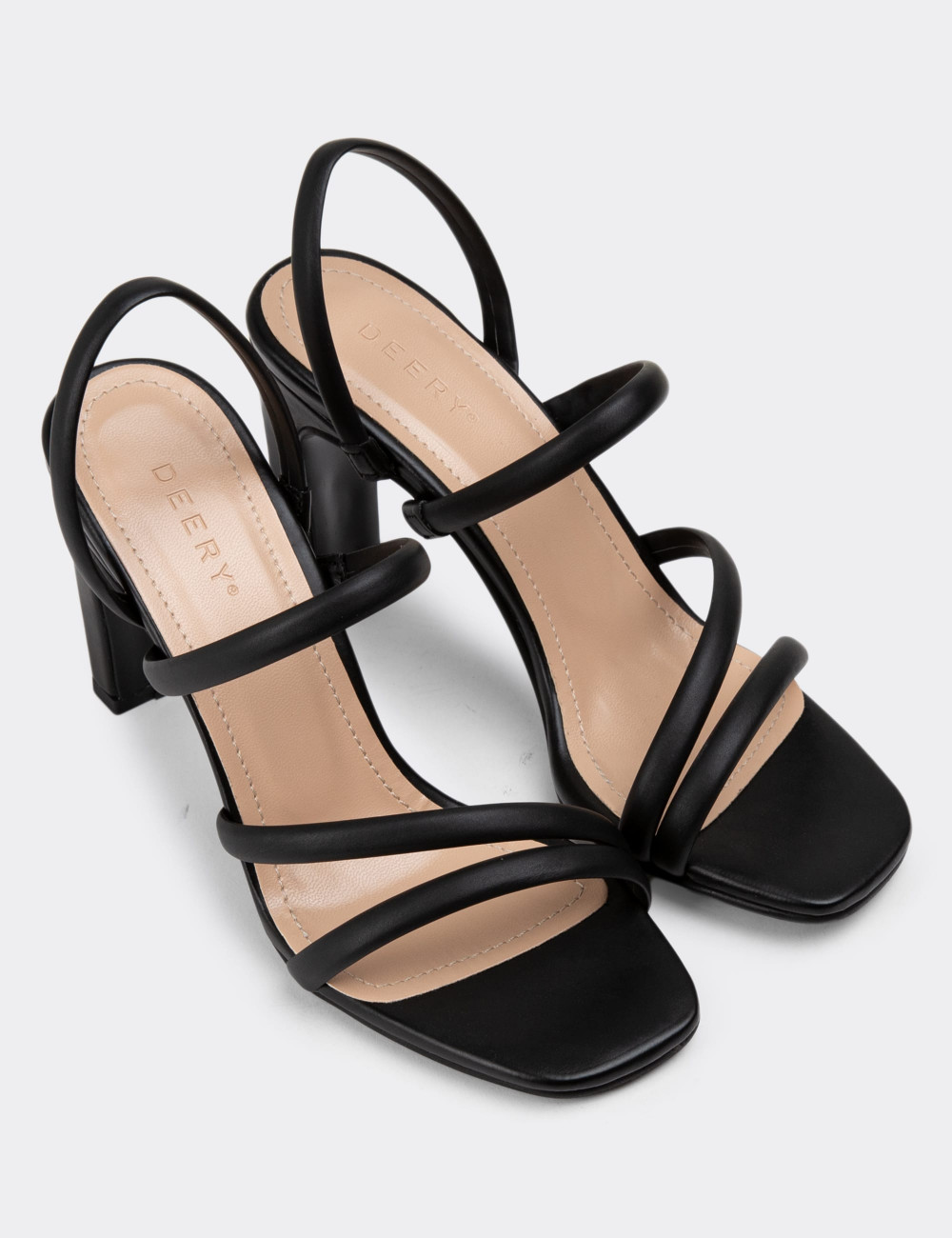 Siyah Topuklu Kadın Ayakkabı - N2222ZSYHM01