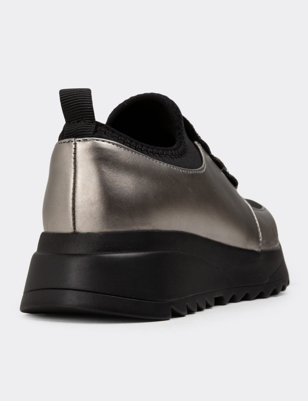 Platin Sneaker Kadın Ayakkabı - K0163ZPLTP01