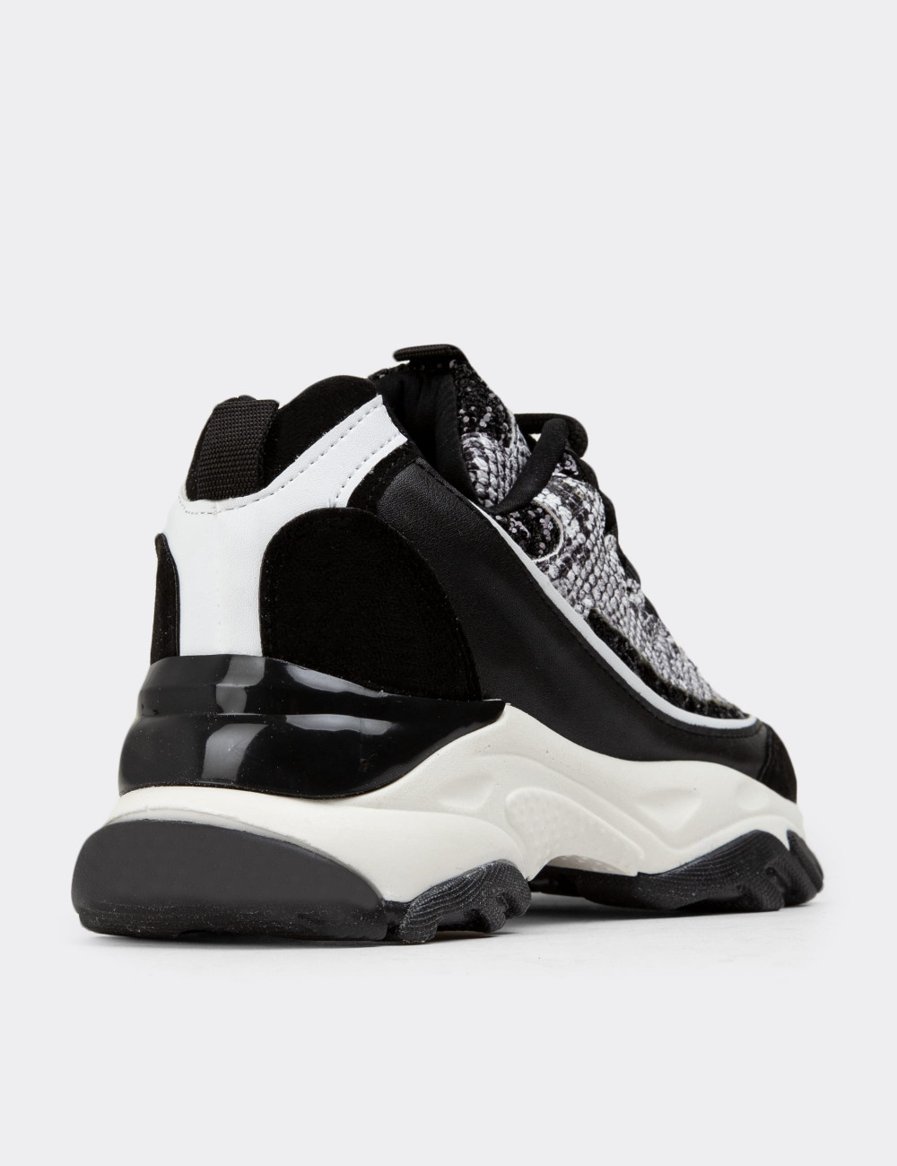 Siyah Sneaker Kadın Ayakkabı - K0265ZSYHP01