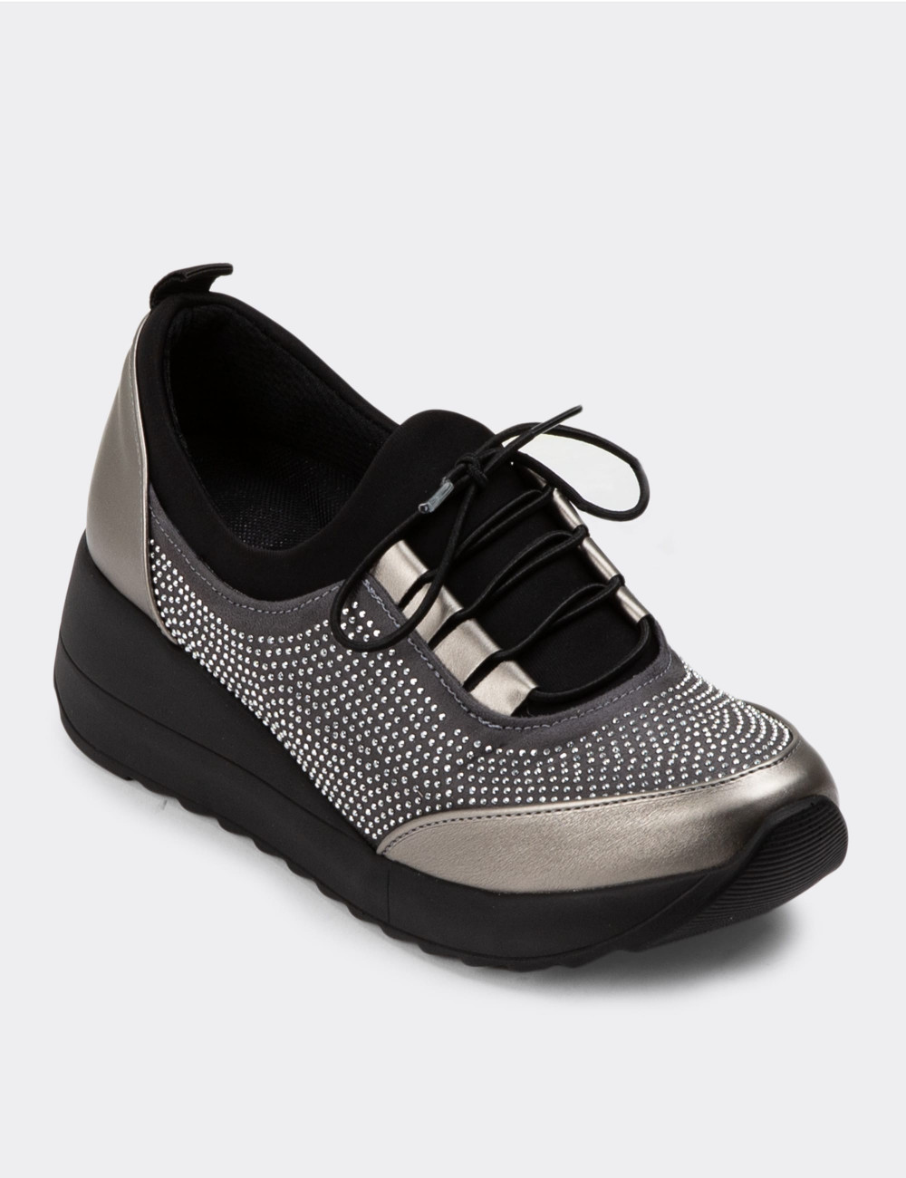 Platin Sneaker Kadın Ayakkabı - K2016ZPLTP01