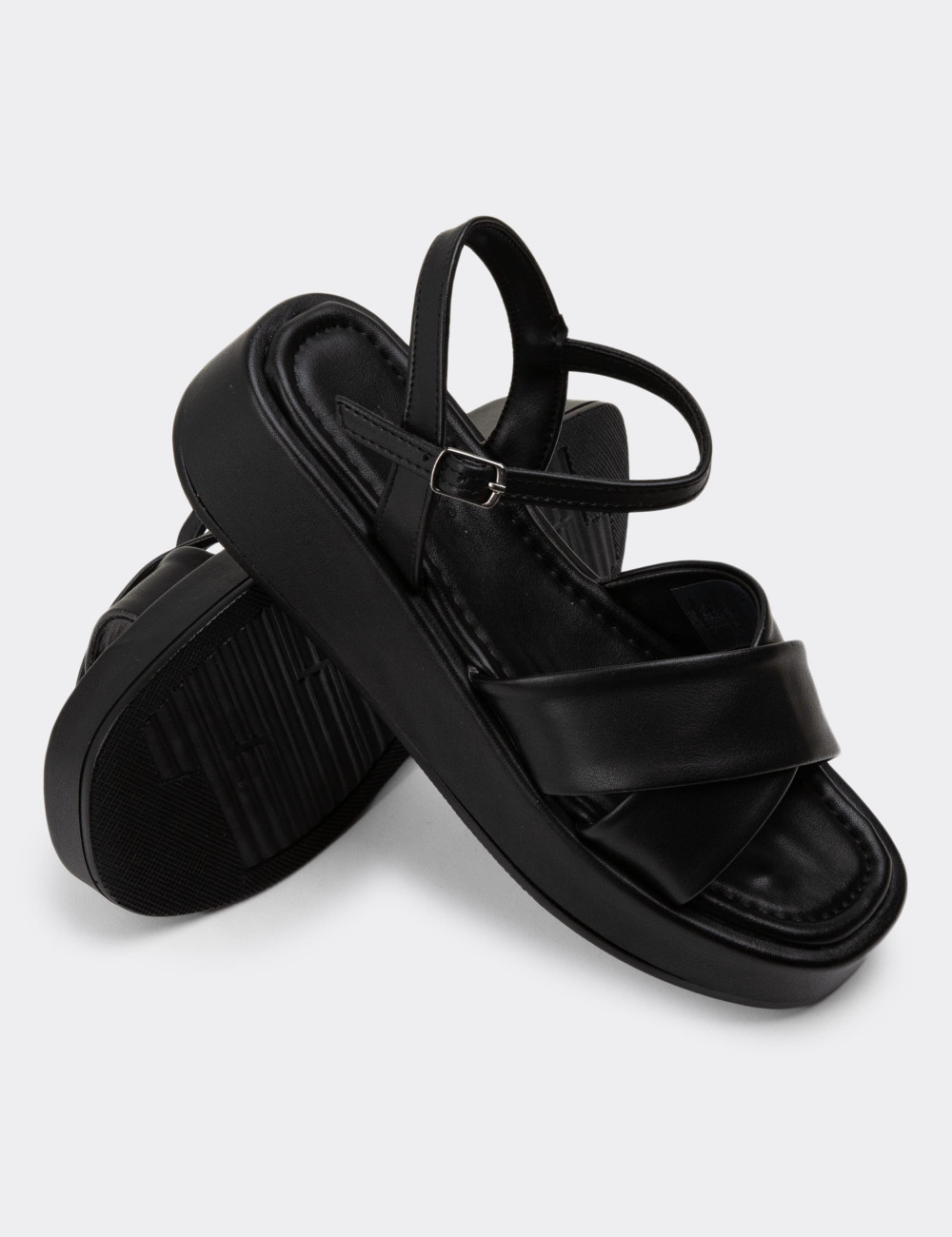 Siyah Kadın Sandalet - N1010ZSYHP01