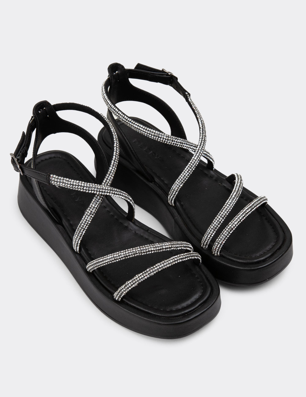 Siyah Kadın Sandalet - N1001ZSYHP01