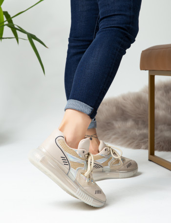 Bej Sneaker Kadın Ayakkabı - K1060ZBEJP01